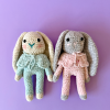 2 lapins au crochet