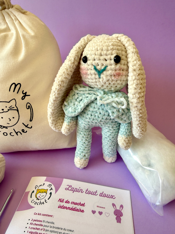 Kit de crochet Lapin tout doux