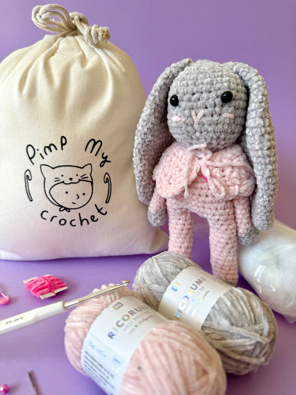Kit de crochet Lapin tout doux
